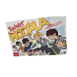 Twister Hoopla Game Hasbro Kids Board Skills Action 5 Games Factory Sealed New